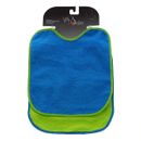 Pack-2-Babetes-com-Elastico-de-Pescoco-Azul-Verde