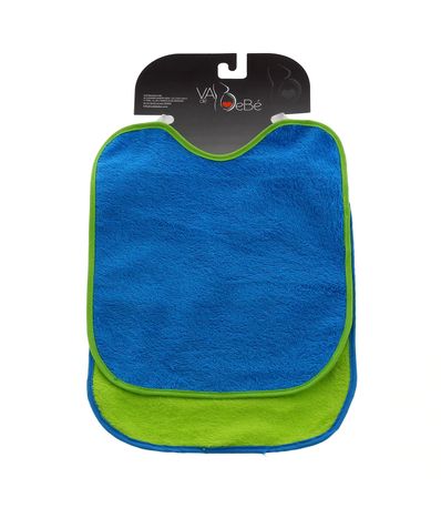 Pack-2-Babetes-com-Elastico-de-Pescoco-Azul-Verde