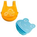 Babador-e-toalha-de-mesa-em-silicone-azul-e-laranja