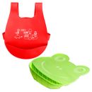 Babador-e-Toalha-de-Mesa-em-Silicone-Vermelho-e-Verde