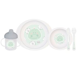 Utensilios-de-mesa-para-microondas-5-pecas-selva-Cocodrile