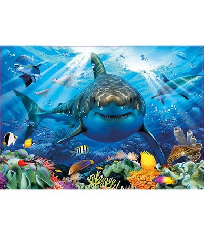 Puzzle-500-piezas-El-Gran-Tiburon-Blanco