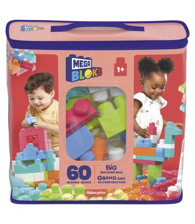 Mega-Bloks-First-Builders-ECO-Bolsa-60-Rosa