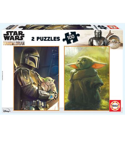 Star-Wars-Mandalorian-Puzzle-2x100-Pecas