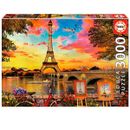 Puzzle-3000-Pieces-Sunset-em-Paris