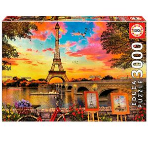 Puzzle-3000-Pieces-Sunset-em-Paris