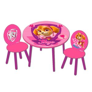 Patrulla-Canina-Girls-Mesa-con-2-Sillas