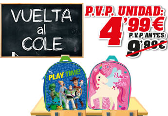 Promoción Mochilas